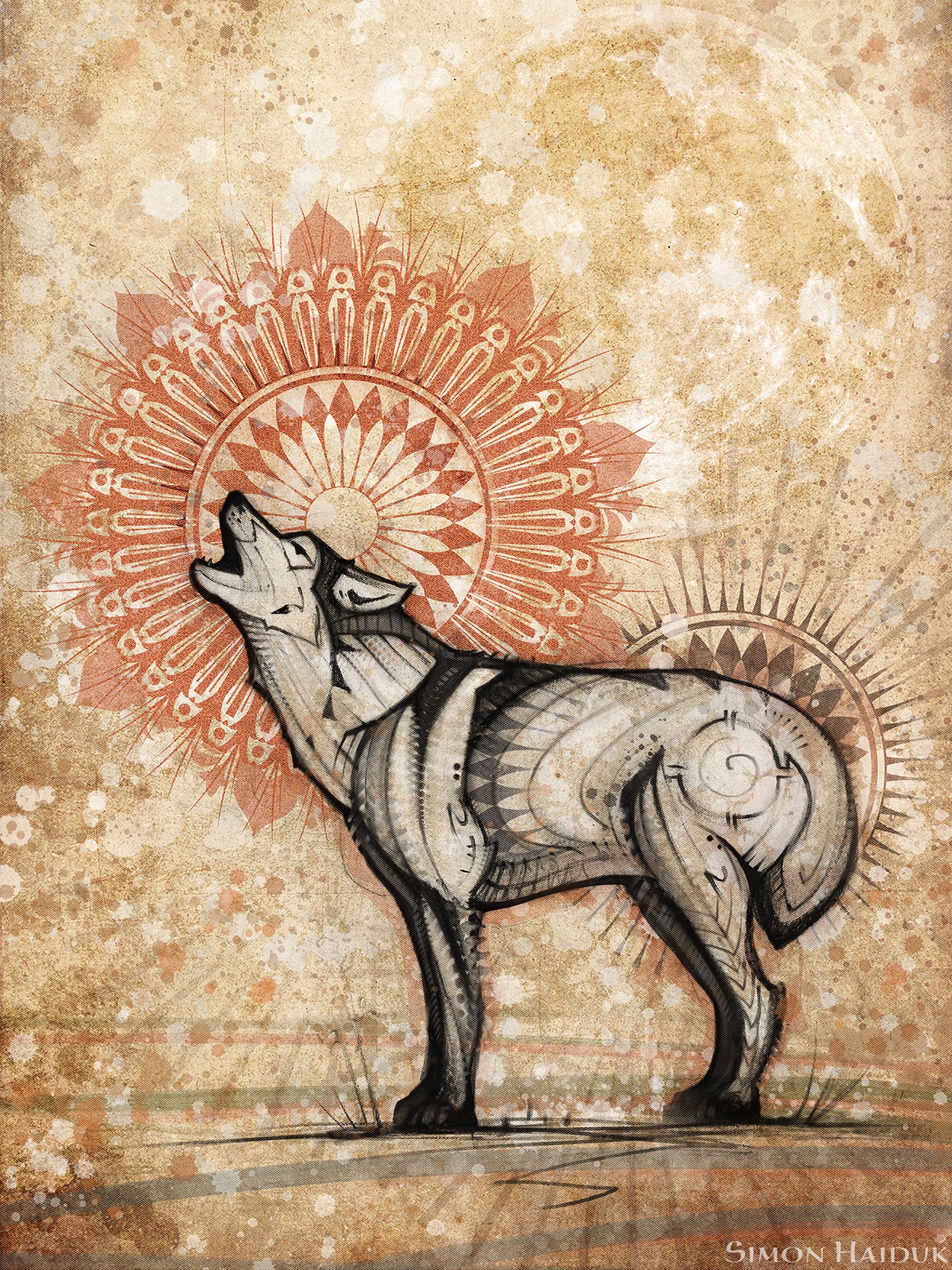 Wolf Totem - Canvas Prints