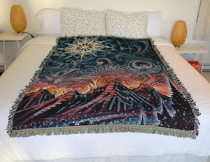 Mycelia Luna - Woven Blanket