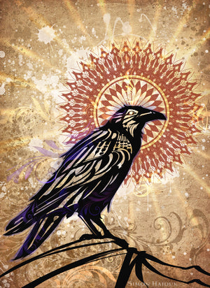 Raven Magic - Digital Wallpaper