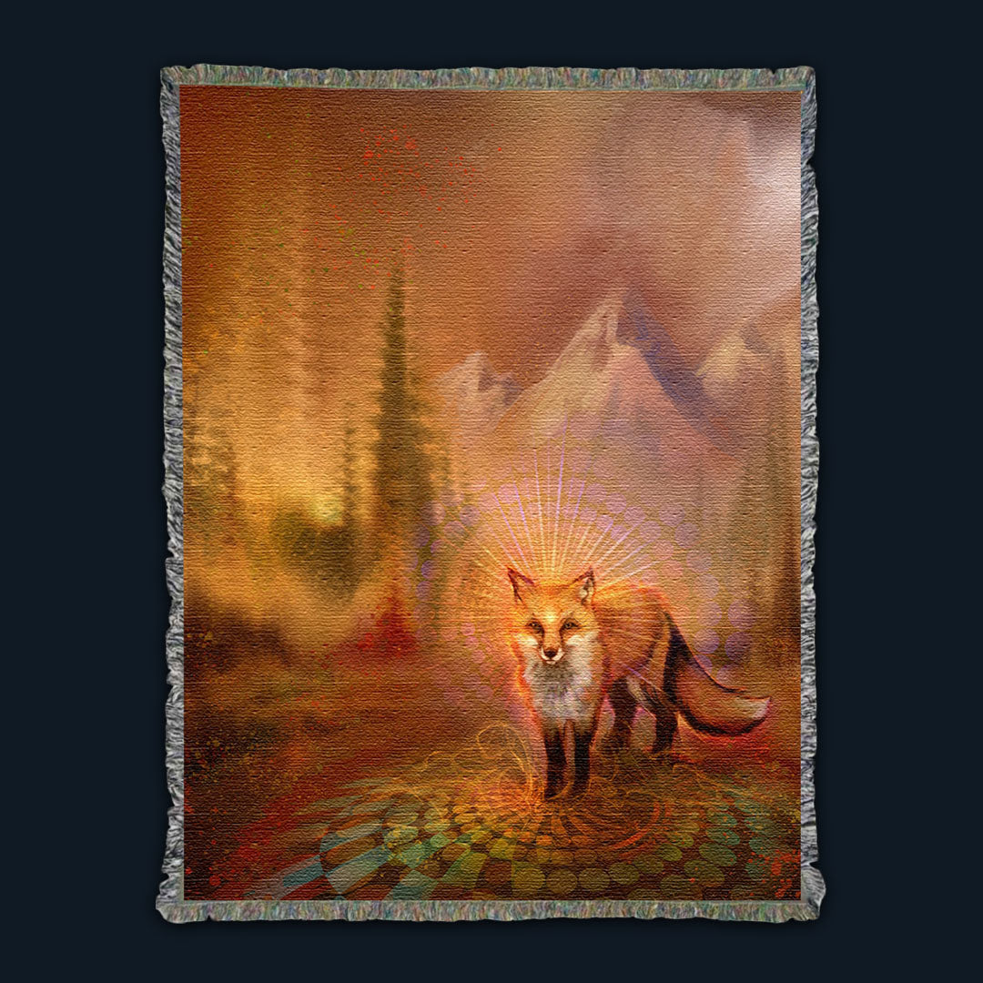 Wise Fox - Woven Blanket