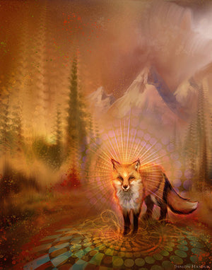Wise Fox - Canvas Prints