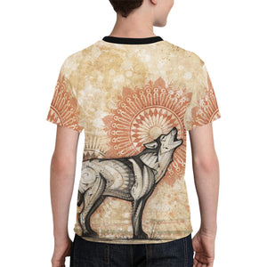 Wolf Totem Kids T-shirt AOP