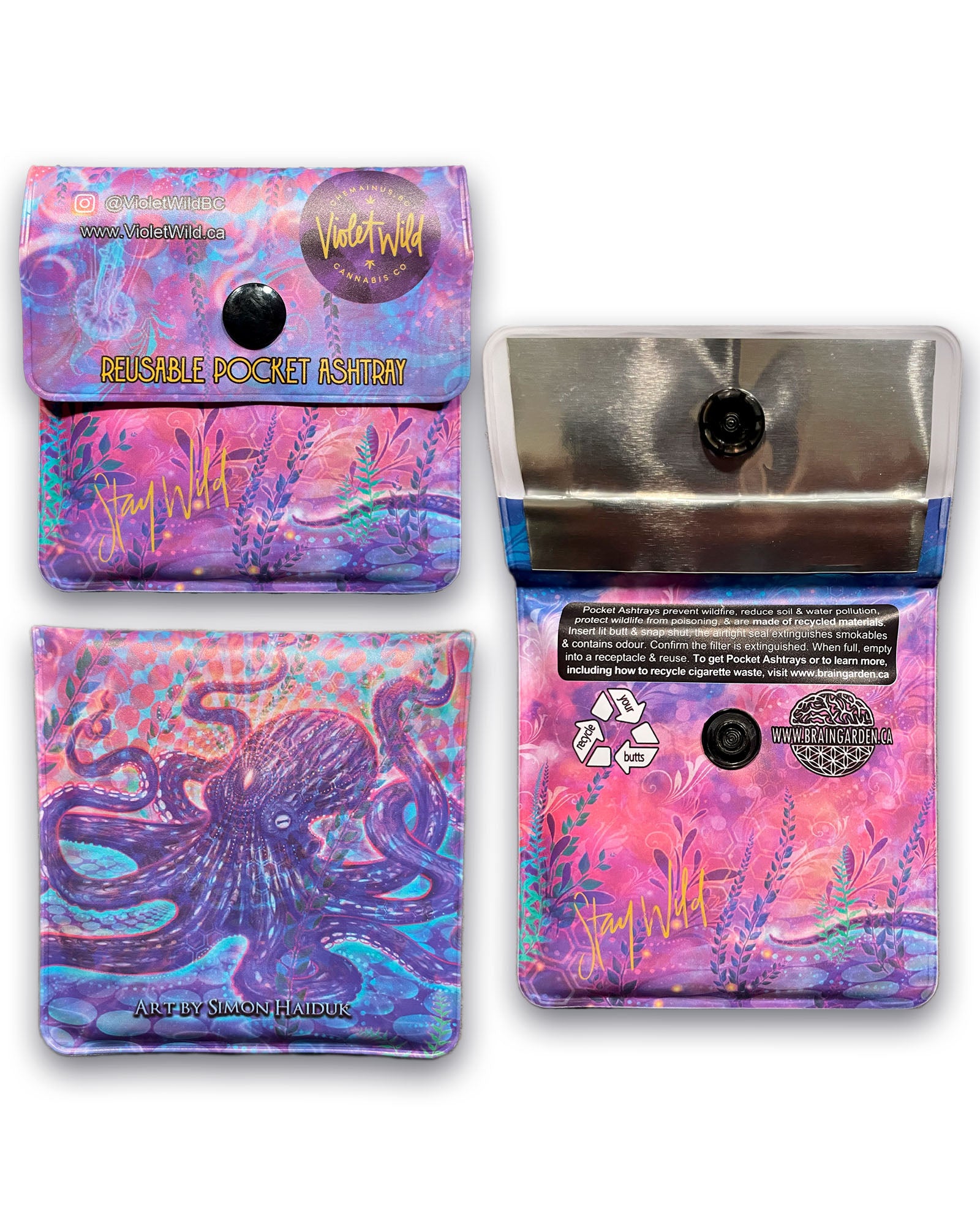 Pocket Ashtray - Octo Love