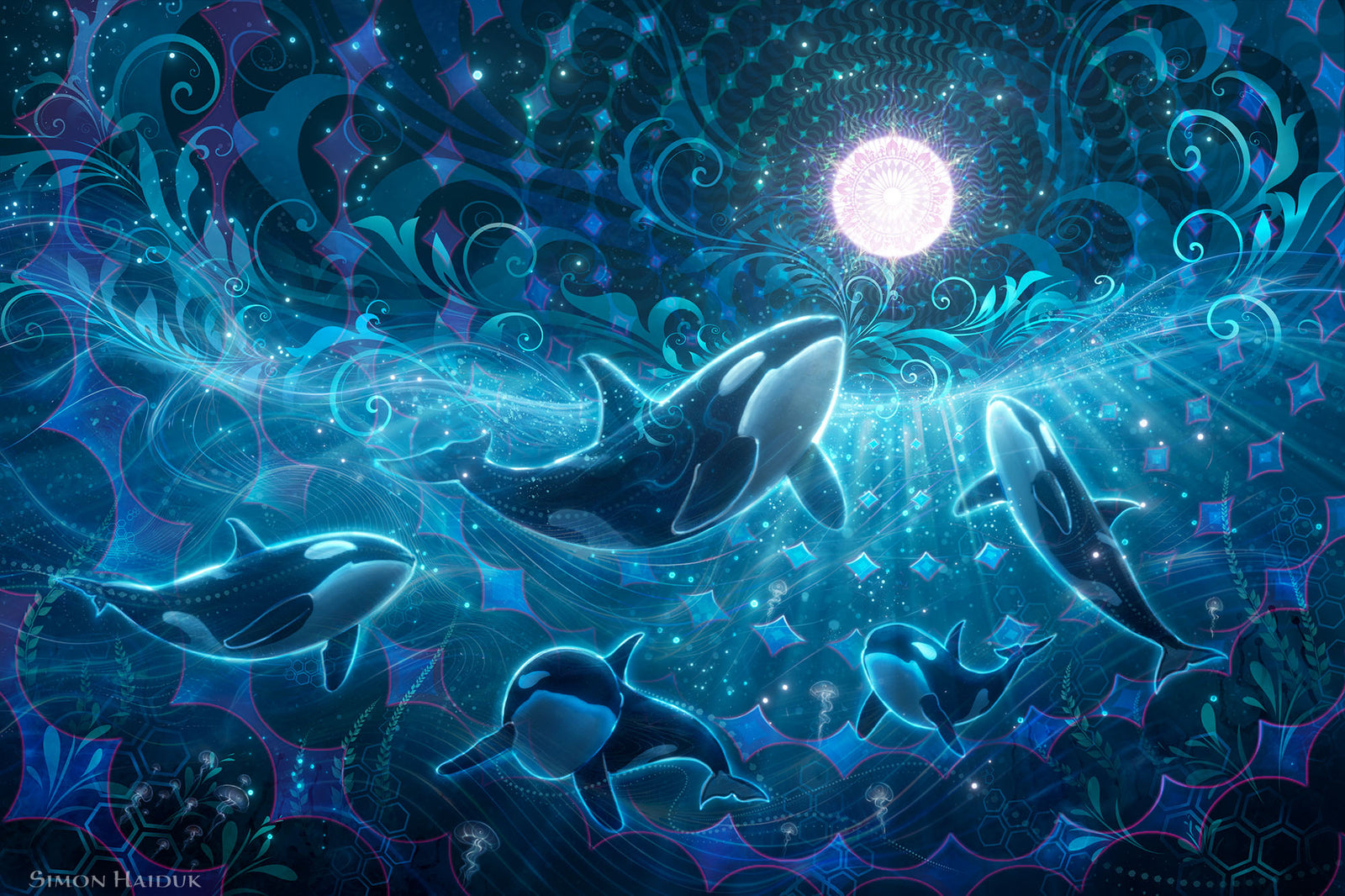 Orca Ascension - Canvas Prints