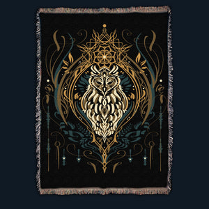 Owl Sigil - Woven Blanket