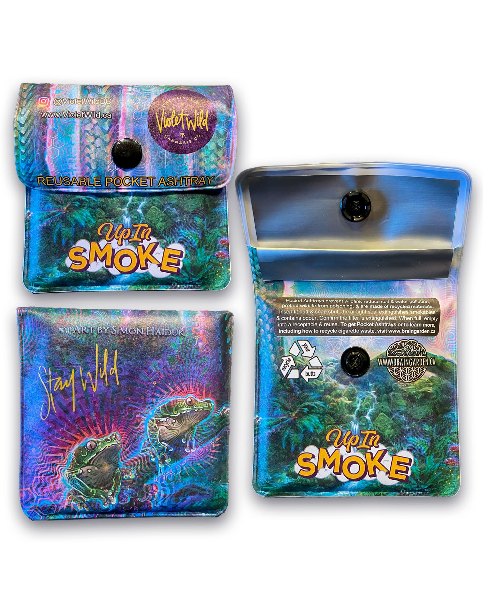 Pocket Ashtray - Fable Frogs