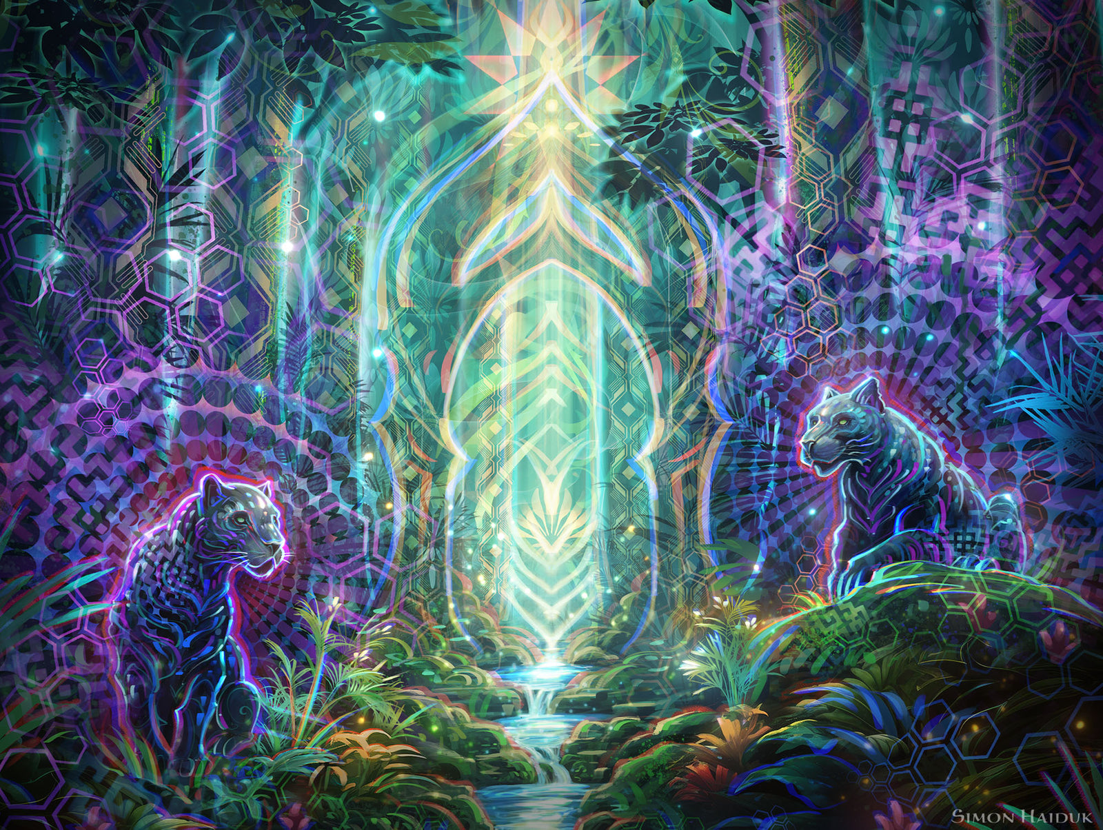 SenSpirit Pantera Portal - Canvas Prints