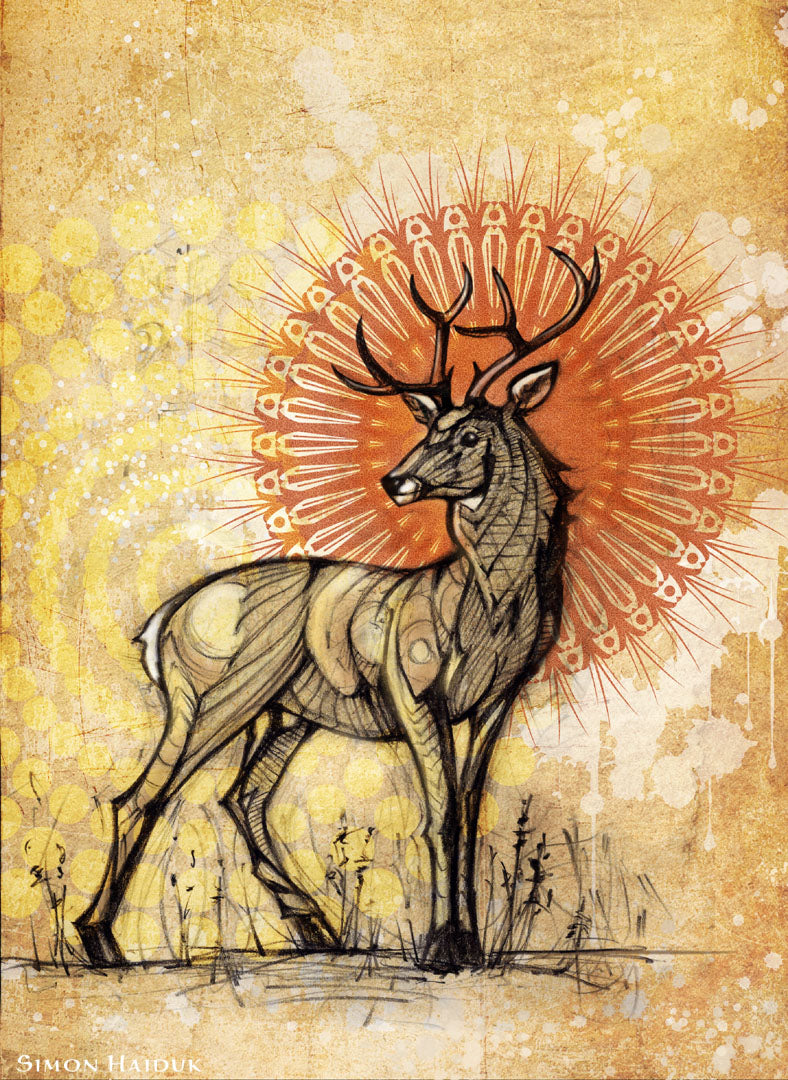 Stag - Canvas Prints
