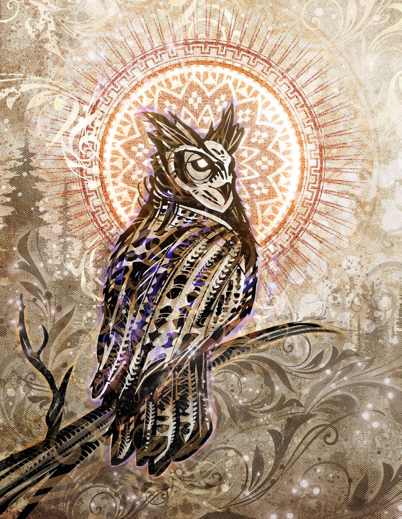 Wise Protector - Magnet - Simon Haiduk Art