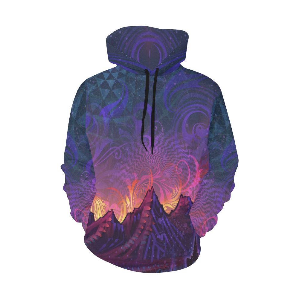 Mycelia Mountains Hoodie AOP