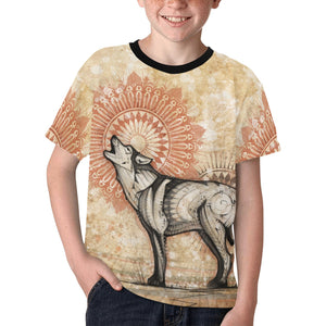 Wolf Totem Kids T-shirt AOP
