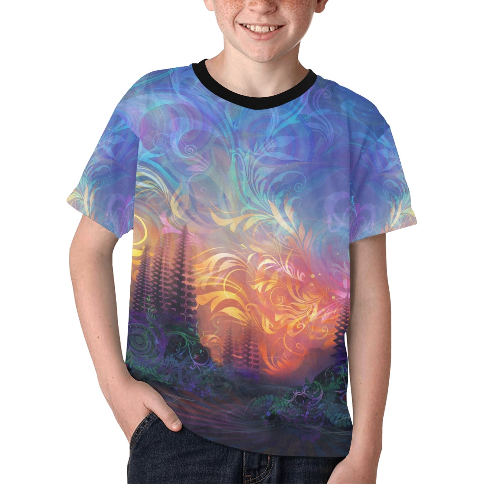 Agostina Sky Kids T-shirt AOP