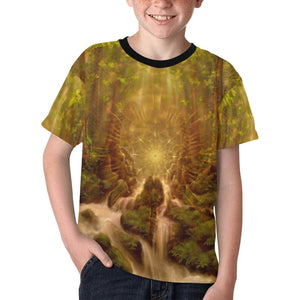 Divine Encounter Kids T-shirt AOP