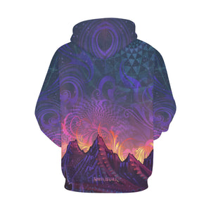 Mycelia Mountains Hoodie AOP