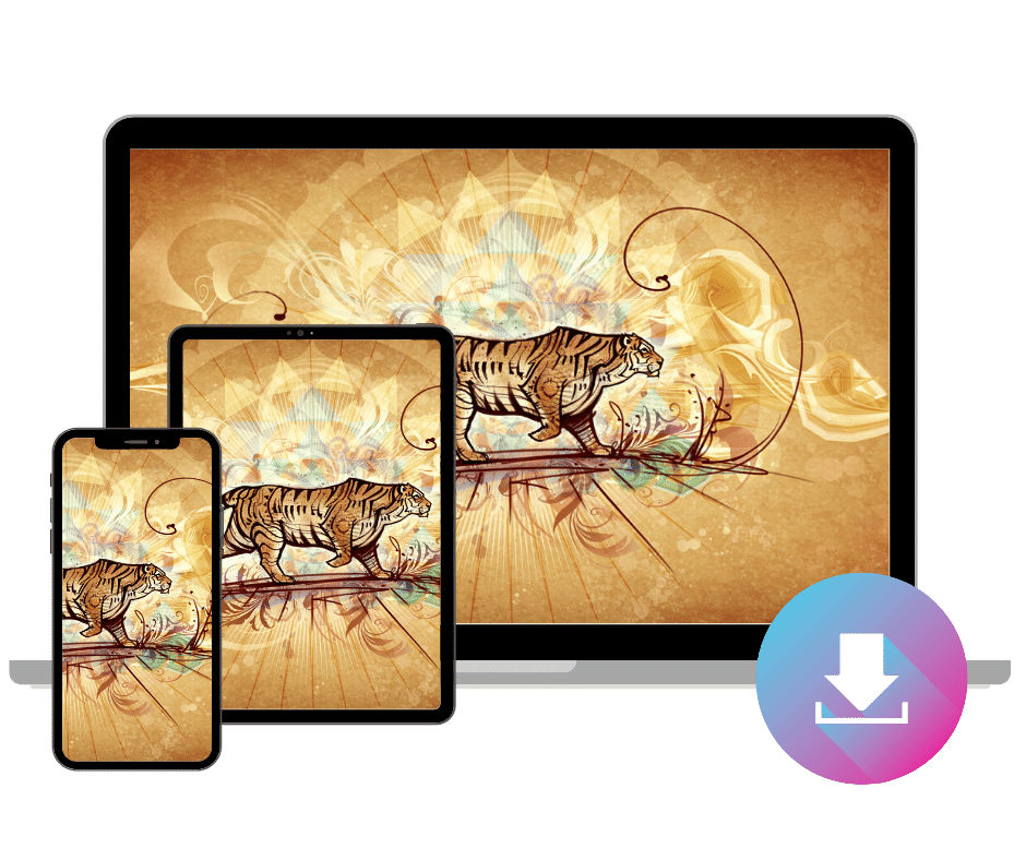 On The Path - Digital Wallpaper