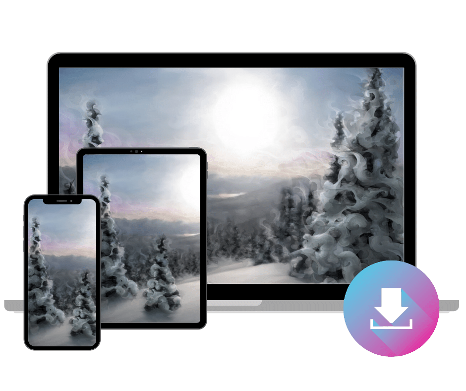 Rolling Thunder - Digital Wallpaper