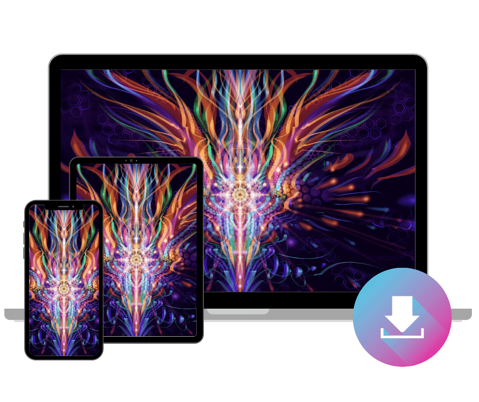 Light Wings - Digital Wallpaper