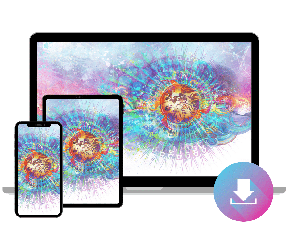 Solar Wave - Digital Wallpaper