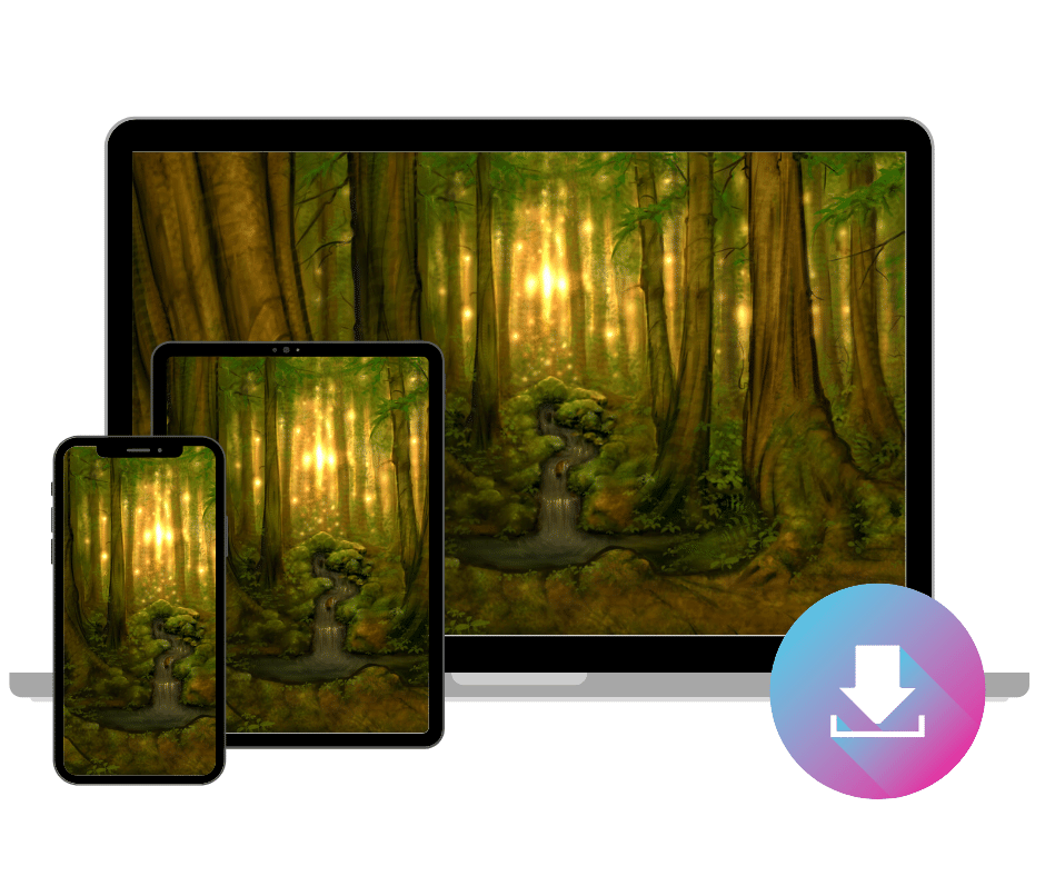 Sacred Spring - Digital Wallpaper