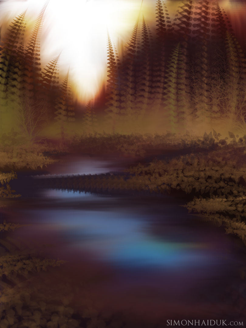 Flathead Pond - Canvas Prints - sale