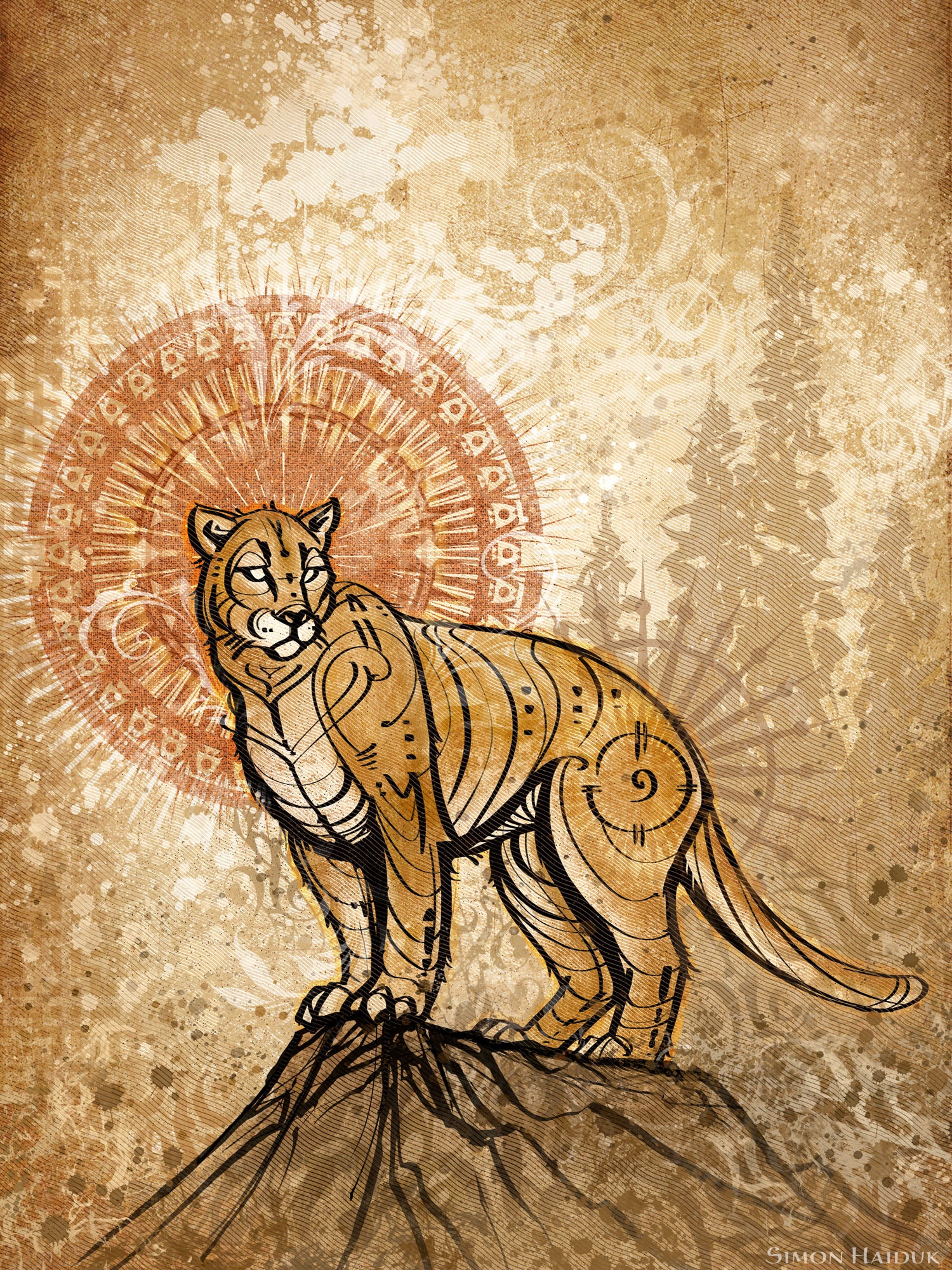 Mountain Lion - Canvas Print