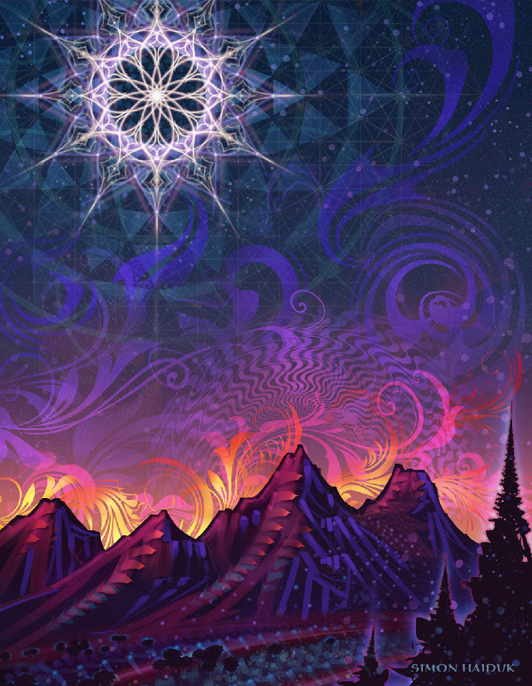 Mycelia Luna - Magnet