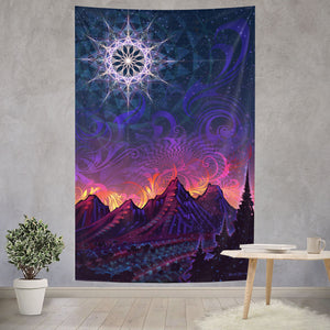 Mycelia Luna Tapestry