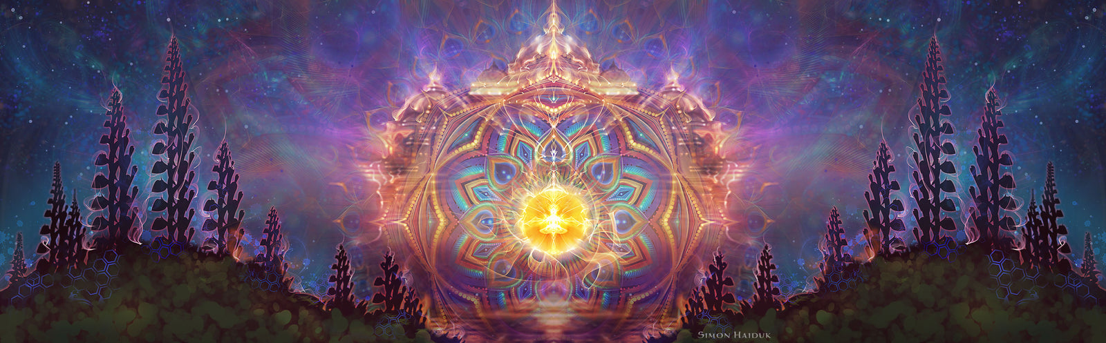 Return To Source Temple - Canvas Prints