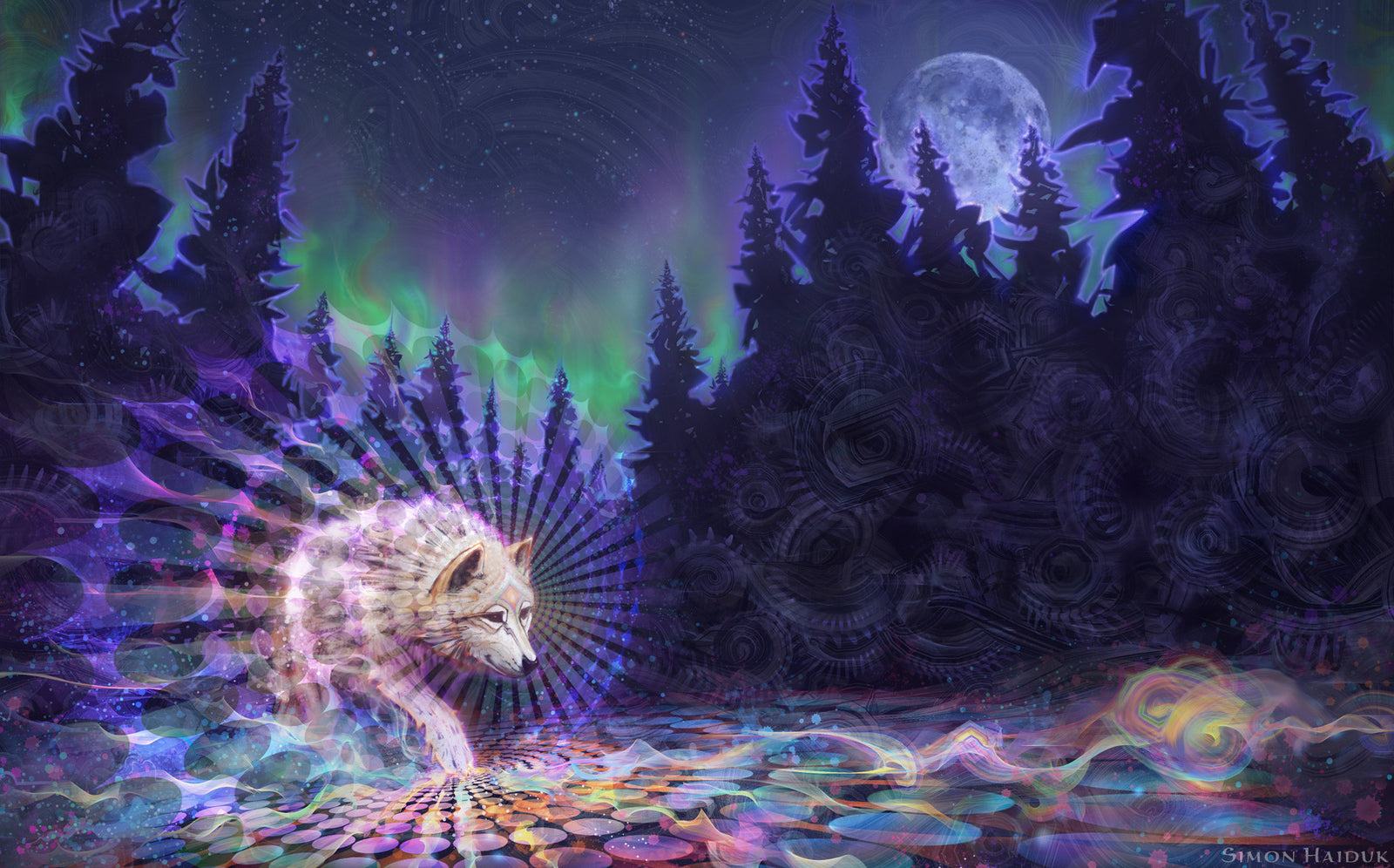 Spirit Wolf - Canvas Prints