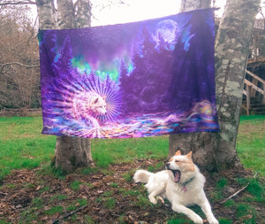 Spirit Wolf Tapestry