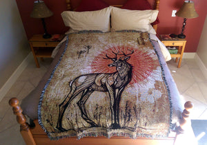 Stag - Woven Blanket