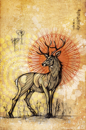 Stag Tapestry