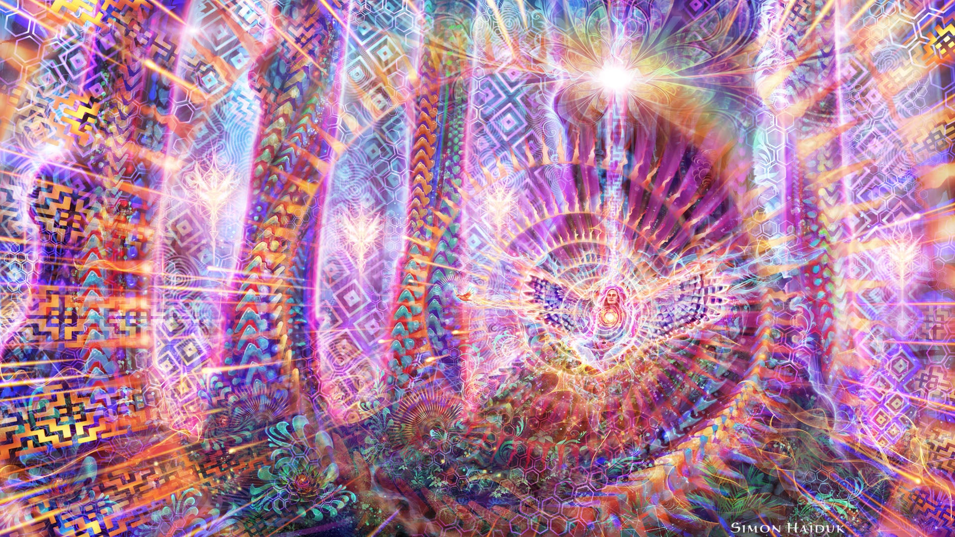 Tasha Treeheart in the Quantum Resonance - Canvas Prints