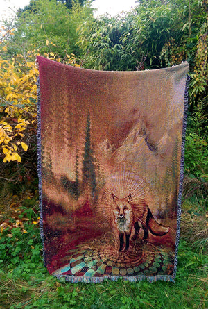 Wise Fox - Woven Blanket