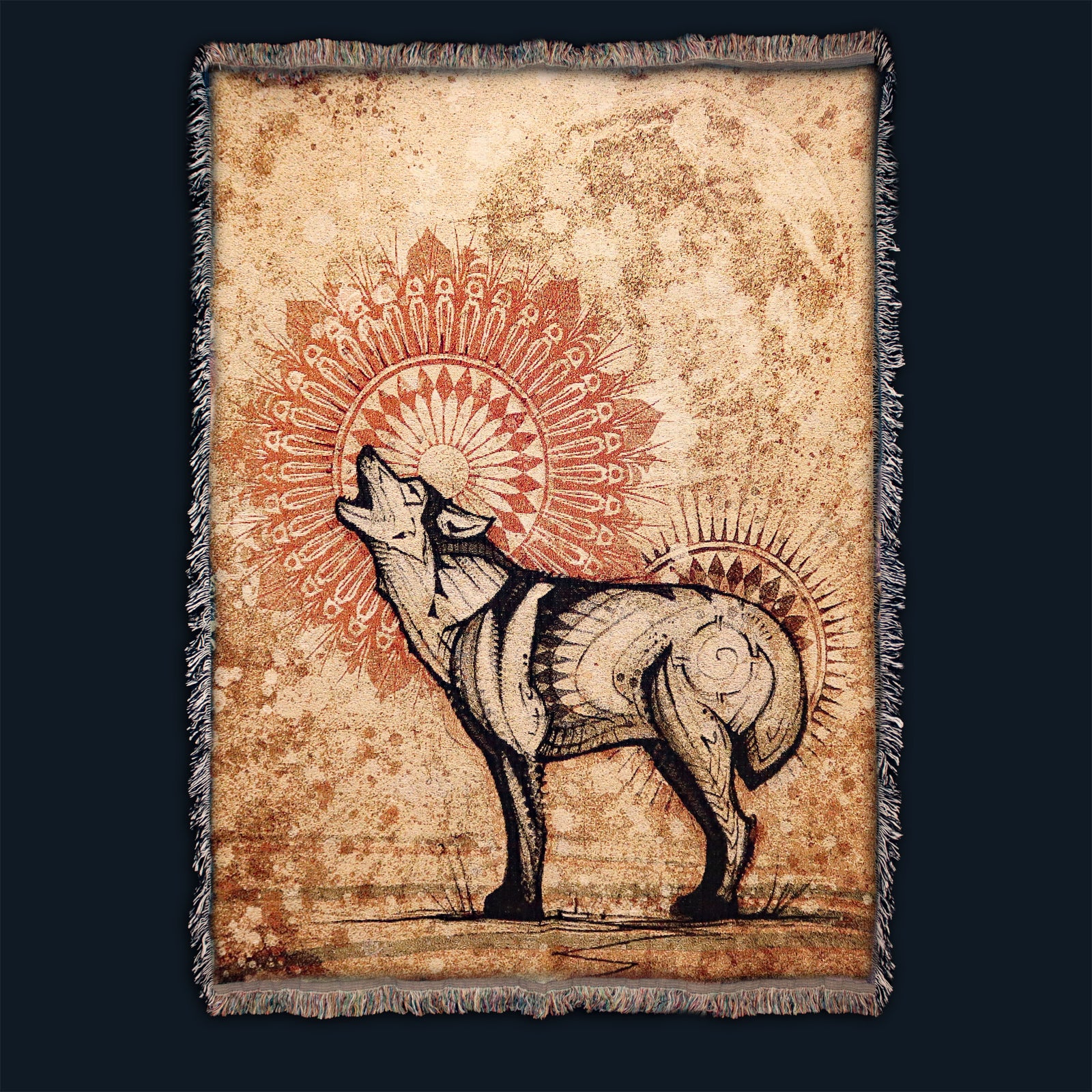 Wolf Totem - Woven Blanket