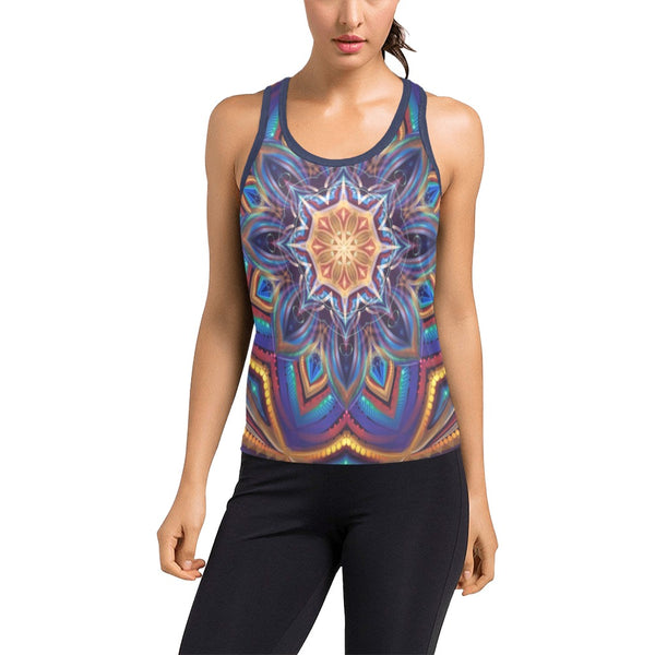 Mandala Tank Tops for Women, Yoga Tank, Womens Tank Tops, Graphic