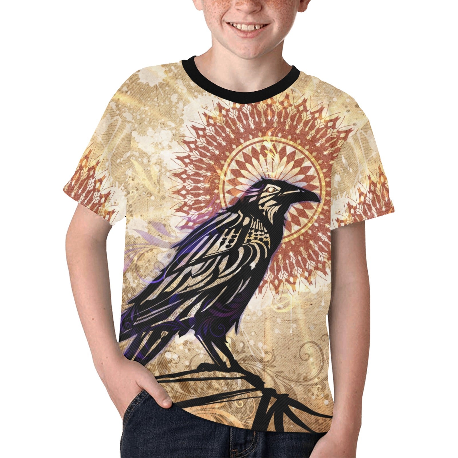 Raven Magic Kids T-shirt AOP