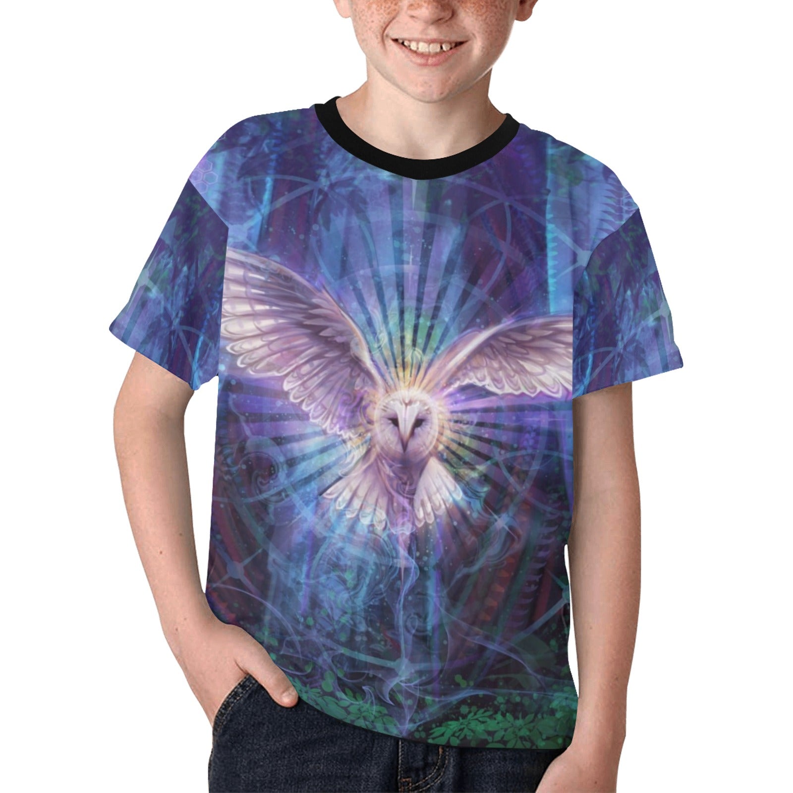 Night Owl Kids T-shirt AOP